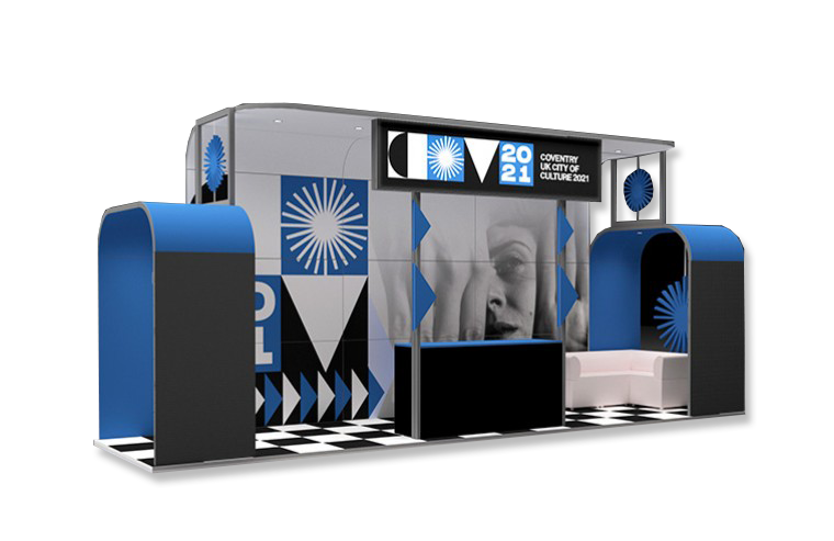 Exhibition Stand 5m x 5m by Guardian Display